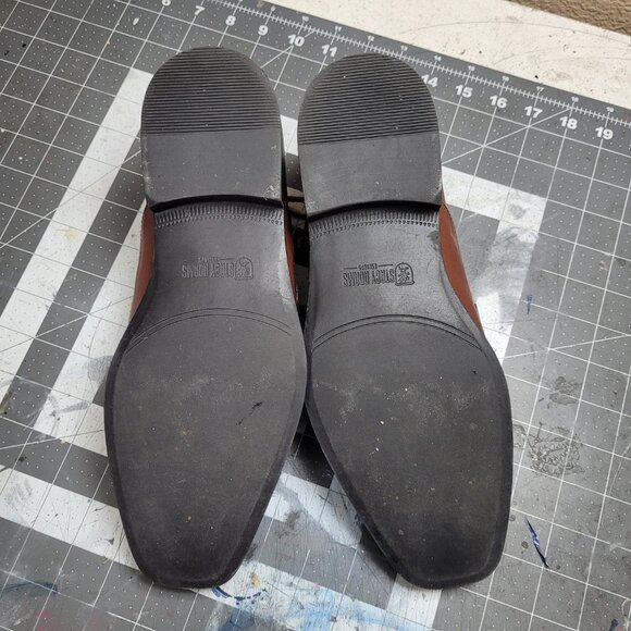 Stacy Adams Brown Dress shoes size 7 Mens - Picture 5 of 10